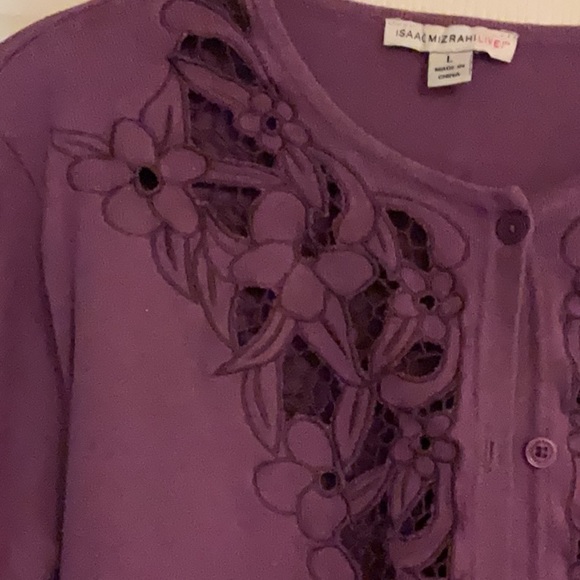 Issac Mizrahi 3/4 sleeve sweater - Picture 2 of 4